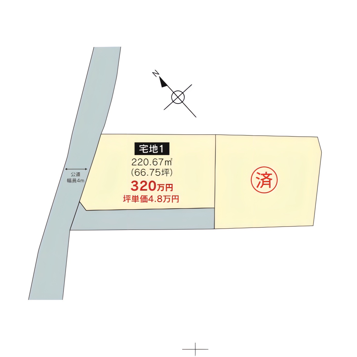 日置市伊集院町飯牟礼 2区画 住宅用地区画・配置図